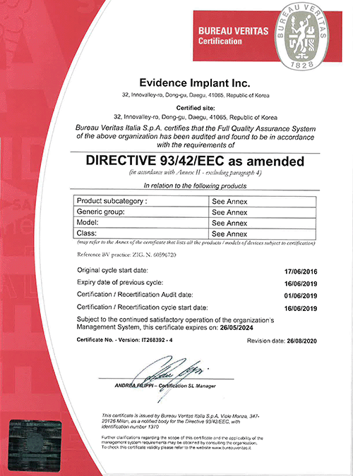 Certificate of Registration